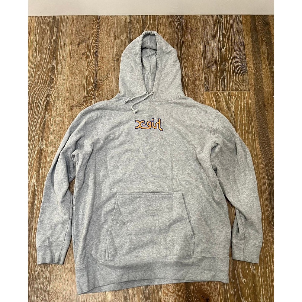 X-girl logo hoodie
